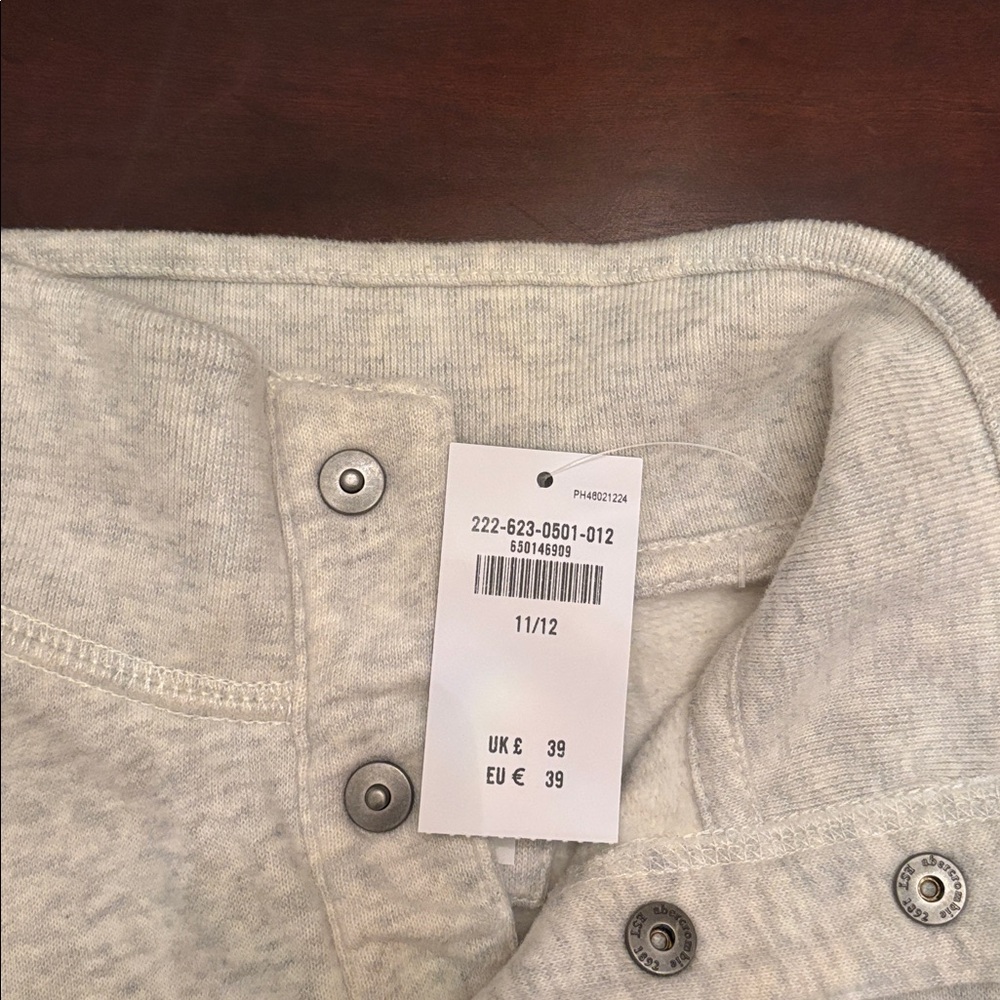 Abercrombie Kids Light Gray Sweatshirt - Picture 5 of 5